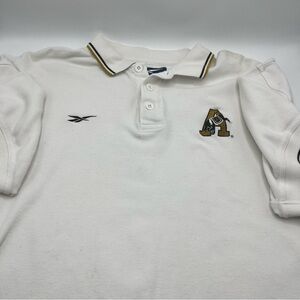 Vintage Reebok  Army Westpoint Academy Polo Shirt XL Kicking Mule Black Knights